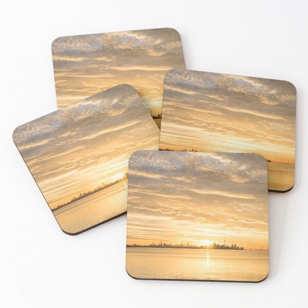 Item preview, Morning Glory - Splendid Sunrise Cloudscape Over Toronto Skyline designed and sold by Georgia Mizuleva.