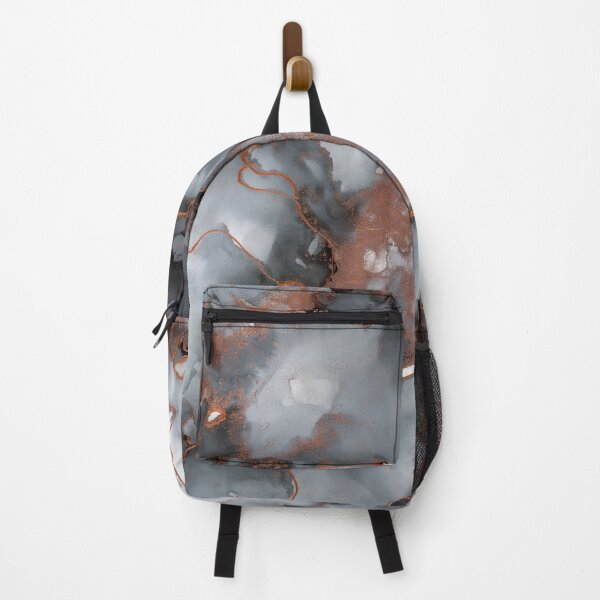 Item preview, Abstract Black & Rose Gold Marble Effect designed and sold by MyAbstractInk.