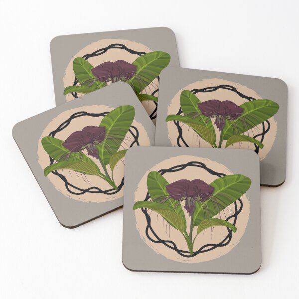 Item preview, Dark Red Flower and Leaves designed and sold by ArtStore20.