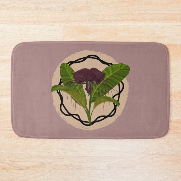 Item preview, Dark Red Flower and Leaves designed and sold by ArtStore20.