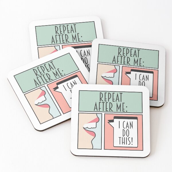 Item preview, Repeat after me I can do this - Motivational woman empowering  designed and sold by NastySquad.