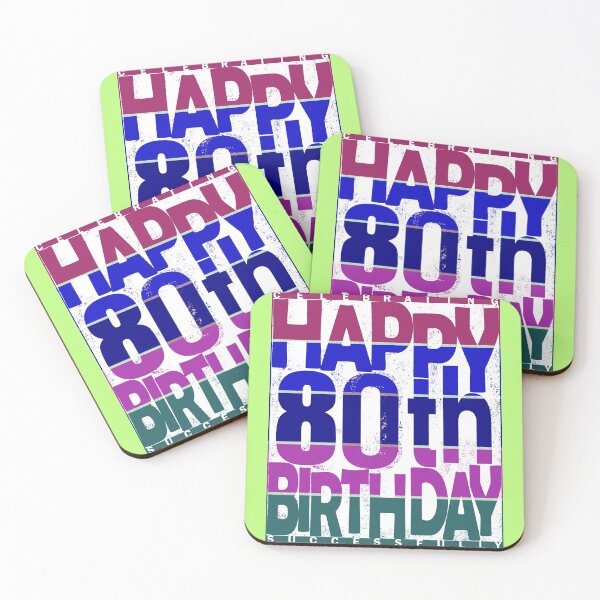 Item preview, 80th Birthday_Color gradient designed and sold by SueSakpal.