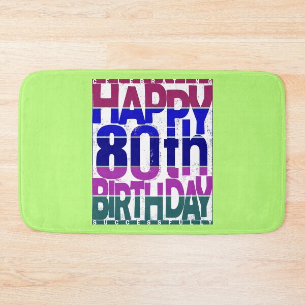 Item preview, 80th Birthday_Color gradient designed and sold by SueSakpal.