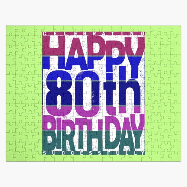 Item preview, 80th Birthday_Color gradient designed and sold by SueSakpal.