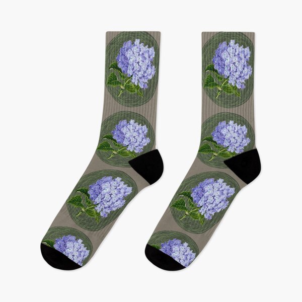 Item preview, Blue Hydrangea Flower and Leaves designed and sold by ArtStore20.