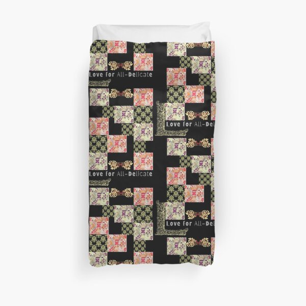 Funky Love for All- Delicate Design - Abstract Delicate Florals/ Graphic Arts by Prishea Abstract Delicate Florals/ Graphic Arts by Prishea Duvet Cover