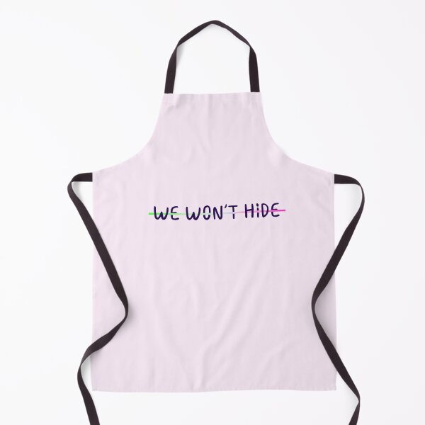 Item preview, "We Won't Hide" Abrosexual Pride  designed and sold by ForTheFrogWar.