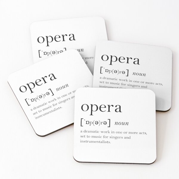 Item preview, Opera Dictionary Definition designed and sold by operaqueen.