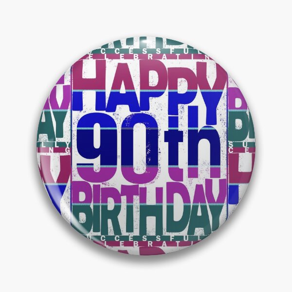 Item preview, 90th Birthday_color gradient designed and sold by SueSakpal.
