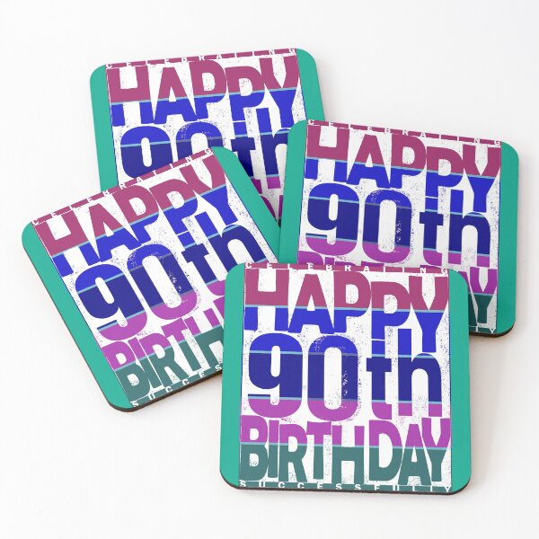 Item preview, 90th Birthday_color gradient designed and sold by SueSakpal.