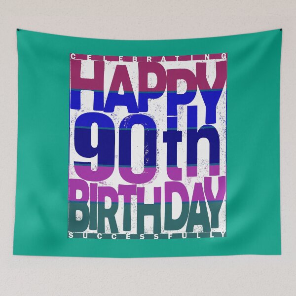 Item preview, 90th Birthday_color gradient designed and sold by SueSakpal.