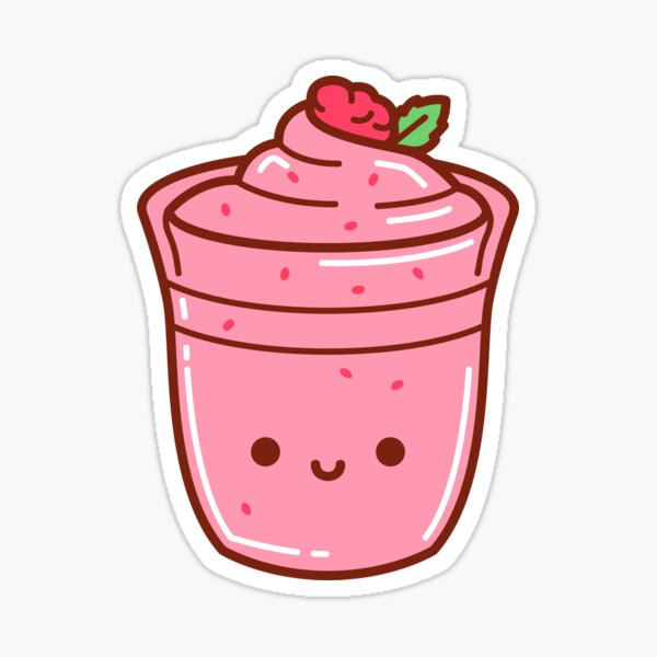 "Kawaii Strawberry Milkshake Stickers Bullet Journal Trend Best Selling