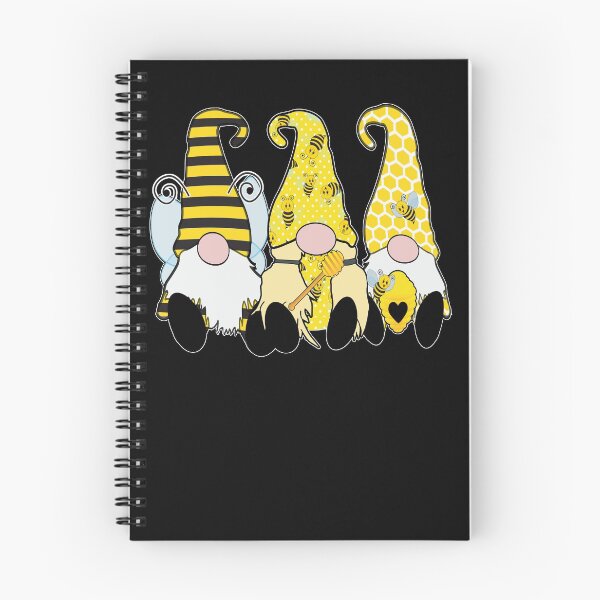 Item preview, 3 Cute Bee Gnomes Yellow Honey Bees Yellow Hats designed and sold by funnytshirtemp.