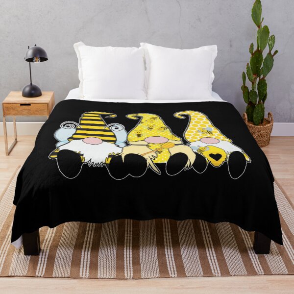 Item preview, 3 lindos gnomos de abeja Abejas de miel amarillas Sombreros amarillos designed and sold by funnytshirtemp.