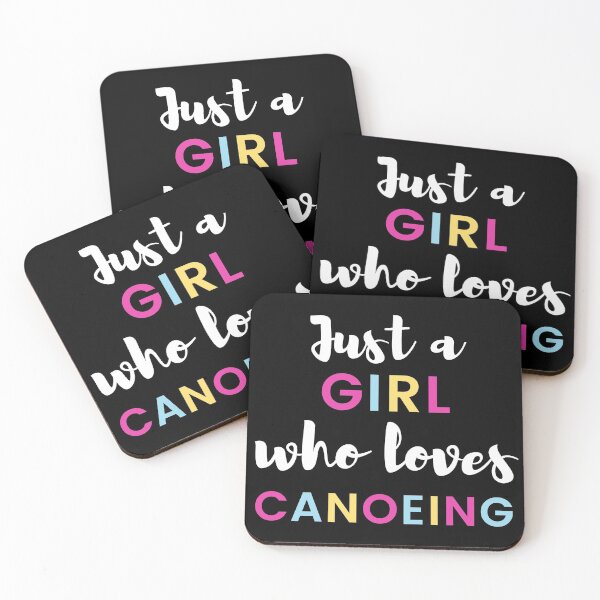Item preview, Just a girl who loves canoeing designed and sold by TheGreenGoat.