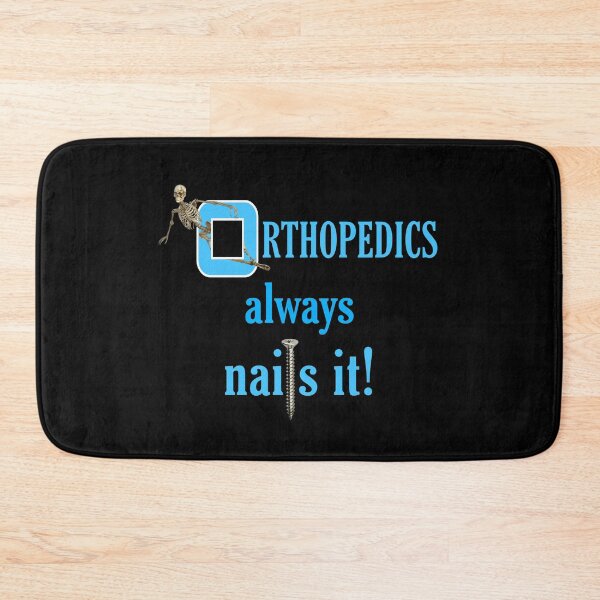 Artikelvorschau, Lustiges orthopädisches Design, lustiges Skelett. Orthopädie nagelt es immer entworfen und verkauft von doctors-apparel.