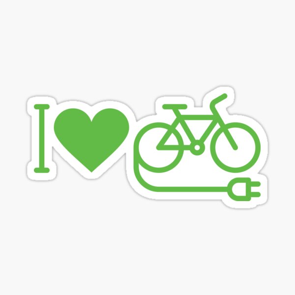 In My Heart-Bicycle Sticker,All-Weather High Quality Vinyl Sticker