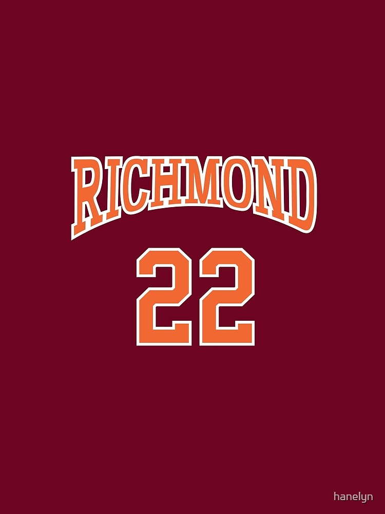 "Timo Cruz 22 Richmond Oilers Home Basketball Shirt " T ...