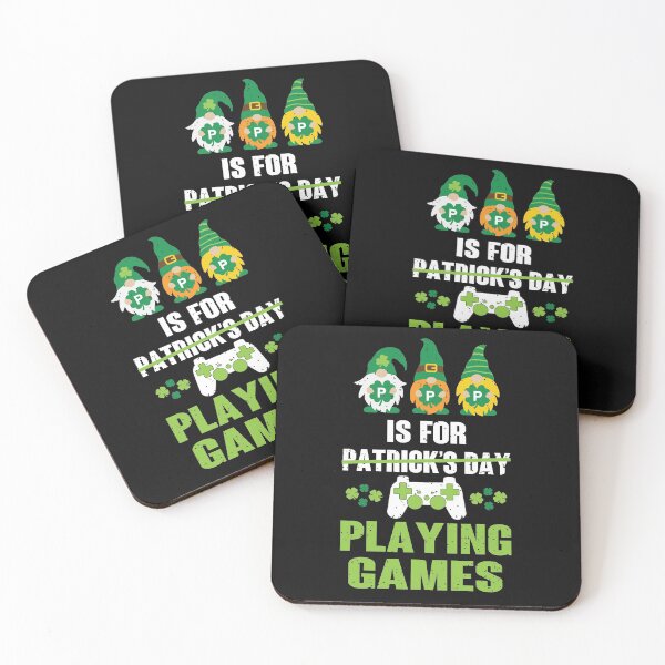 Item preview, P Is For Playing Games Funny St Patricks Day Gnome Video Gamer Lover Design designed and sold by clothesy7.