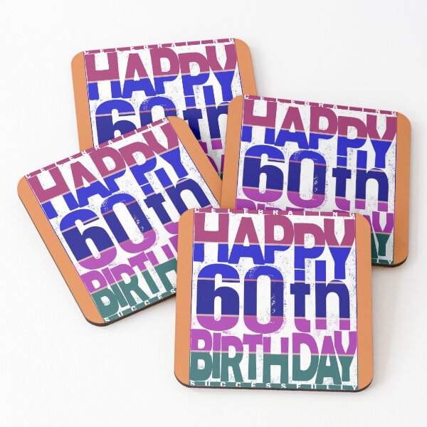 Item preview, 60th Birthday_color gradient designed and sold by SueSakpal.
