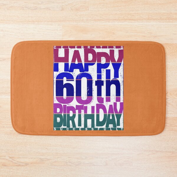 Item preview, 60th Birthday_color gradient designed and sold by SueSakpal.