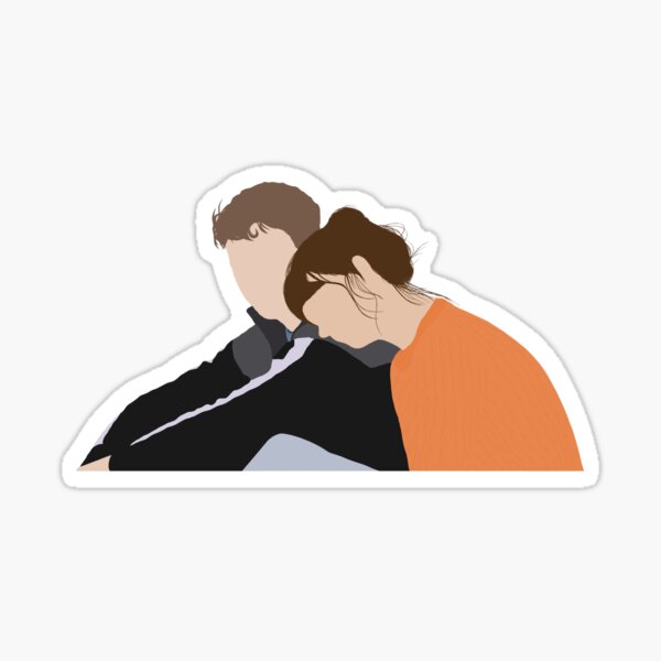 Normal People - Marianne and Connel Sticker