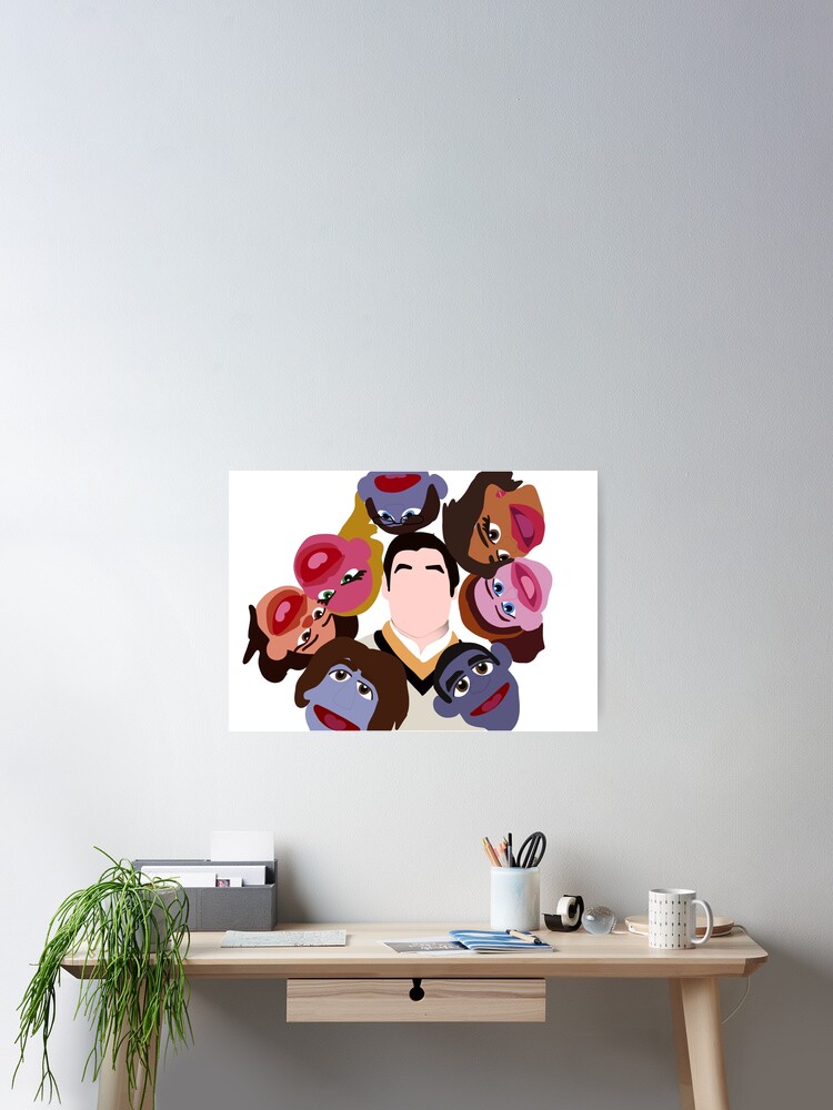 "Glee Puppet Master Blaine " Poster for Sale by thekurtains Redbubble