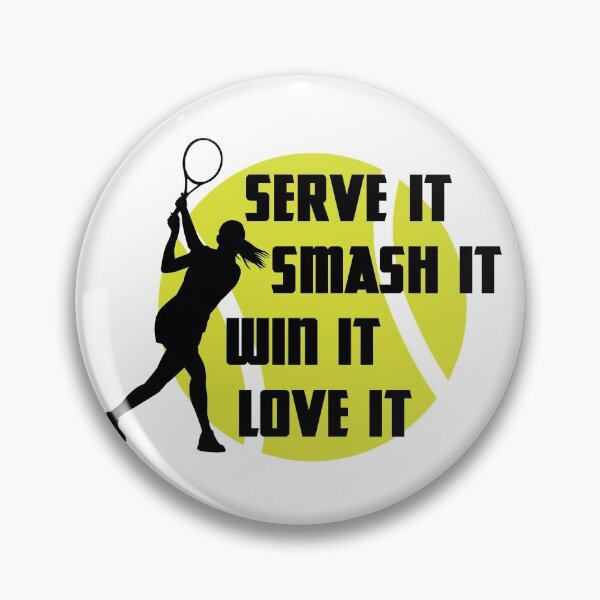 Item preview, Tennis | Serve It Smash It Win it Love It | Tennis athlete | Tennis Ball | Tennis Player designed and sold by ArtbyPau.