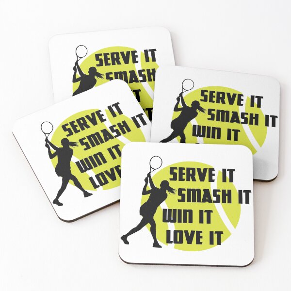 Item preview, Tennis | Serve It Smash It Win it Love It | Tennis athlete | Tennis Ball | Tennis Player designed and sold by ArtbyPau.
