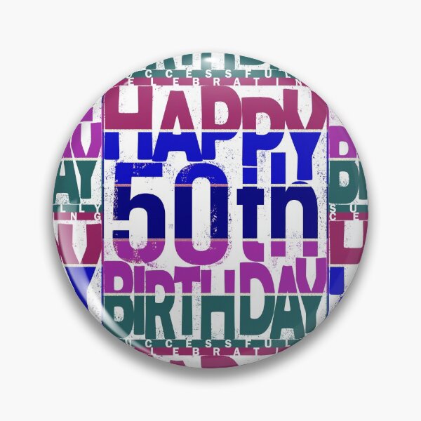 Item preview, 50th Birthday_color gradient designed and sold by SueSakpal.