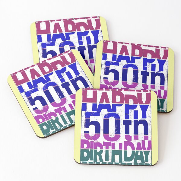 Item preview, 50th Birthday_color gradient designed and sold by SueSakpal.