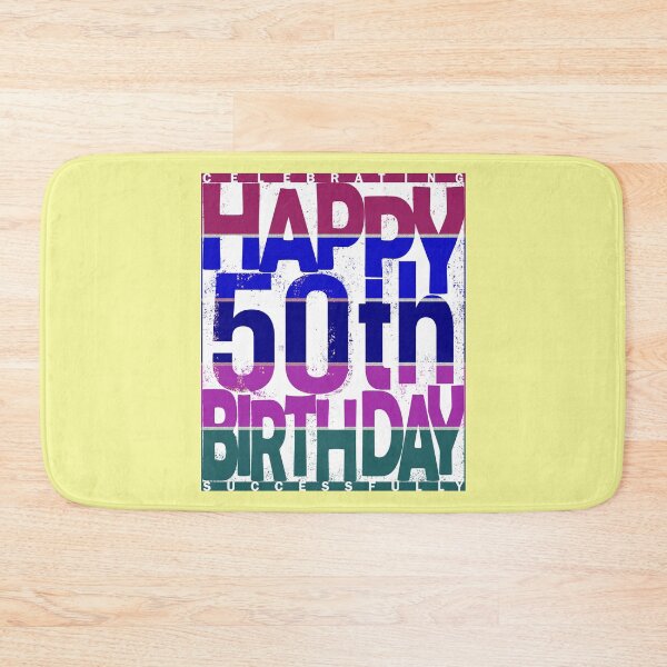 Item preview, 50th Birthday_color gradient designed and sold by SueSakpal.