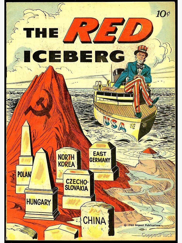 Der Rote Eisberg Grusskarte Von Coppedflack Redbubble