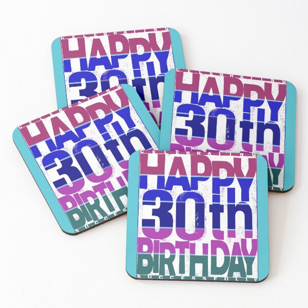 Item preview, 30th Birthday_color gradient designed and sold by SueSakpal.