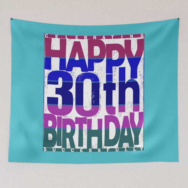 Item preview, 30th Birthday_color gradient designed and sold by SueSakpal.