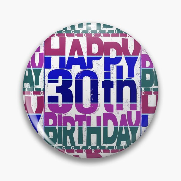 Item preview, 30th Birthday_color gradient designed and sold by SueSakpal.