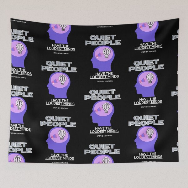 Item preview, Quiet People Have The Loudest Minds Stephen Hawking designed and sold by shihaams.