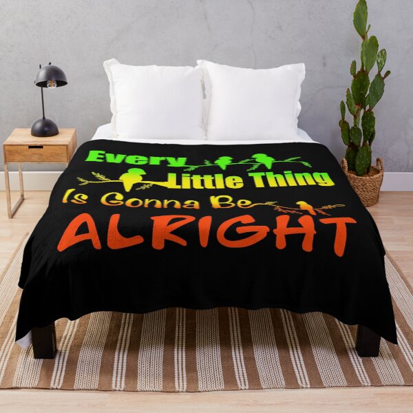 Item preview, Every Little Thing Is Gonna Be Alright Bird shirt designed and sold by Mustache Designs.