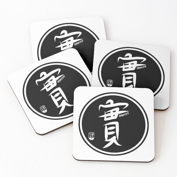 Item preview, Honesty Is Honesty - Japanese Kanji designed and sold by nihontees.