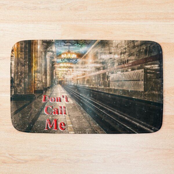 Item preview, Train Station Departure Vintage Metro "Don't Call Me" Wallpaper designed and sold by Jolly-Yosei.