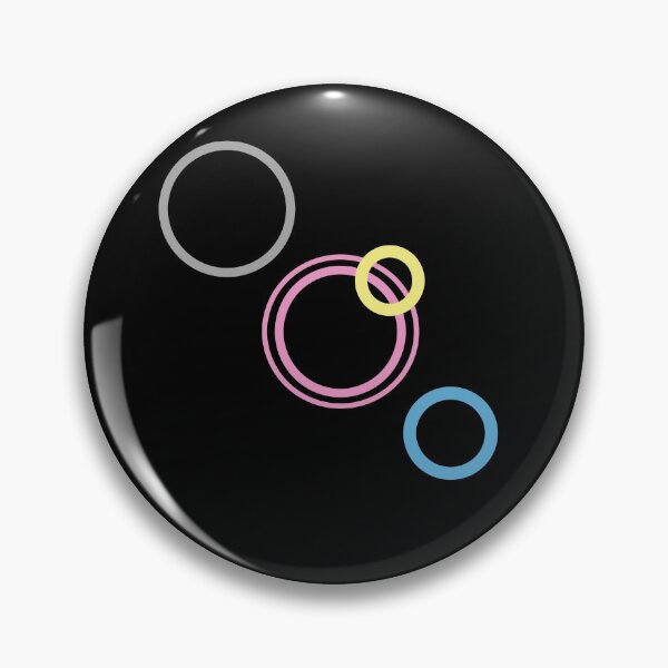 Item preview, Stealth Polygender Pride Art Circles Print designed and sold by Rain Gardens.