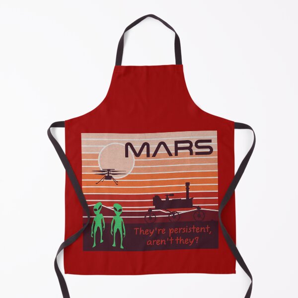 Item preview, Mars Perseverance Ingenuity aliens Martians persistent funny designed and sold by SolidEarthArt.