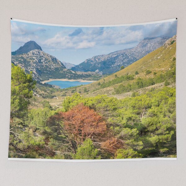 Item preview, View over Cùber reservoir in Mallorca designed and sold by Tramontane Designs.