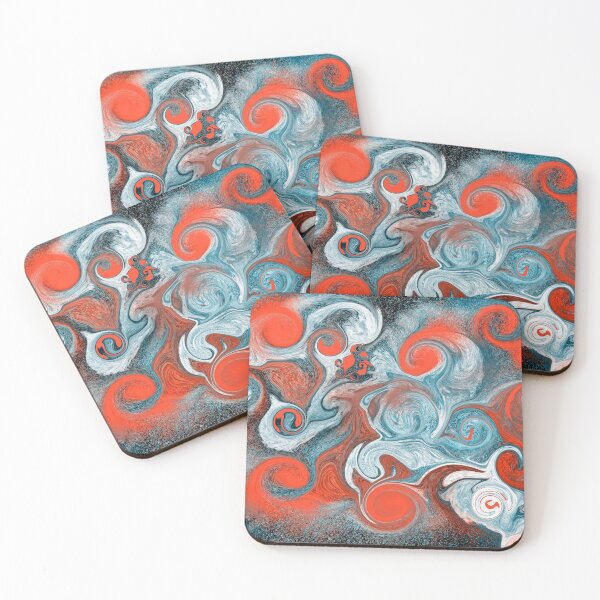 Item preview, Abstract liquid art galaxy designed and sold by abstractjunkie.