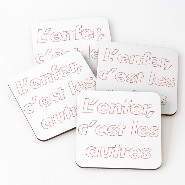 Item preview, Sartre hell is other people / l'enfer, c'est les autres designed and sold by ShuckedLondon.