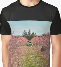 Peach Orchard at Work Graphic T-Shirt