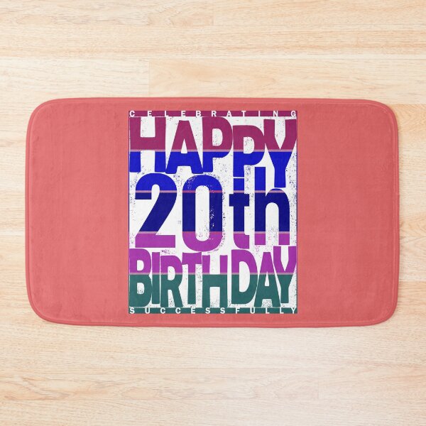 Item preview, 20th Birthday_color gradient designed and sold by SueSakpal.