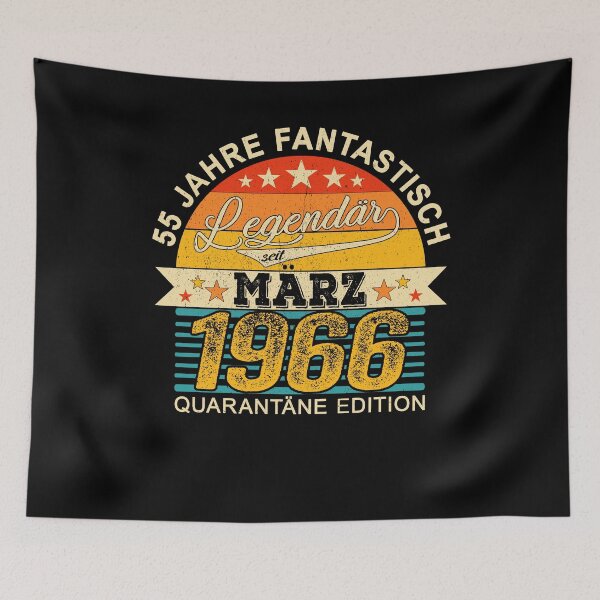 Item preview, 55th Birthday 55 Years Born In 1966 March designed and sold by Renergie.
