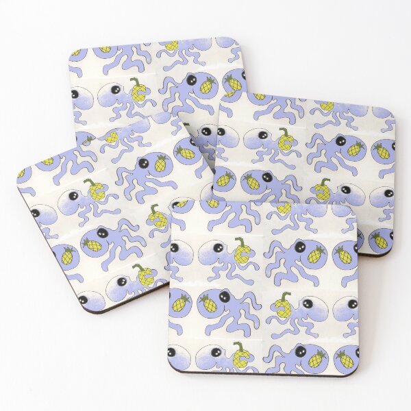 Item preview, Pineapple Octopus Party Pattern designed and sold by LeonardoBotha.