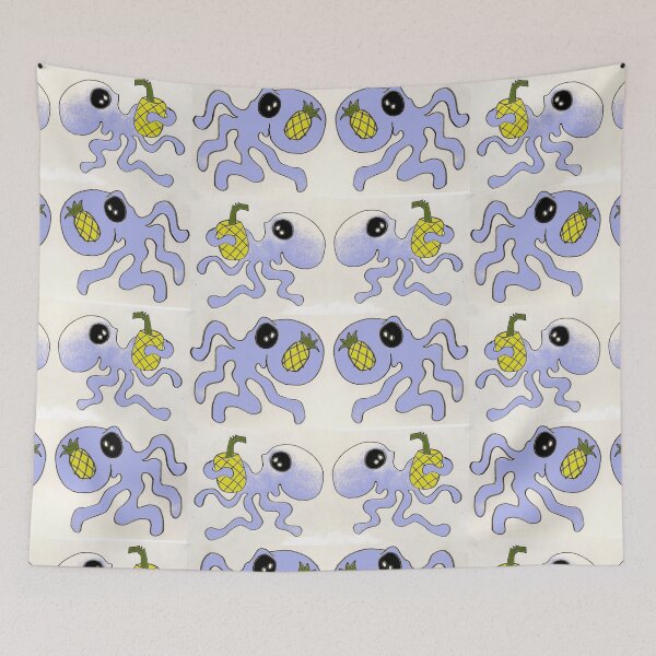 Item preview, Pineapple Octopus Party Pattern designed and sold by LeonardoBotha.